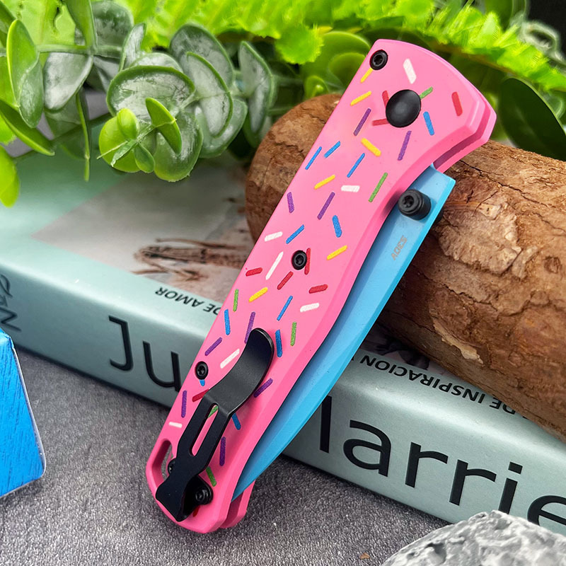 BM535 Donut Bearing Aluminium Alloy Handle Outdoor Convenient Camping Field Pocket EDC Fruit Knife