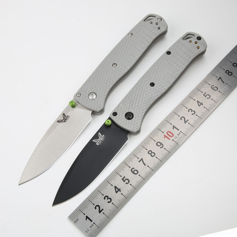 BM 535-2002 Mini Camping Folding Knife, 20CV Steel Blade, G10 Textured Handle, Fruit Knife with Pocket Clip, Outdoor Hiking Hunting EDC Tool