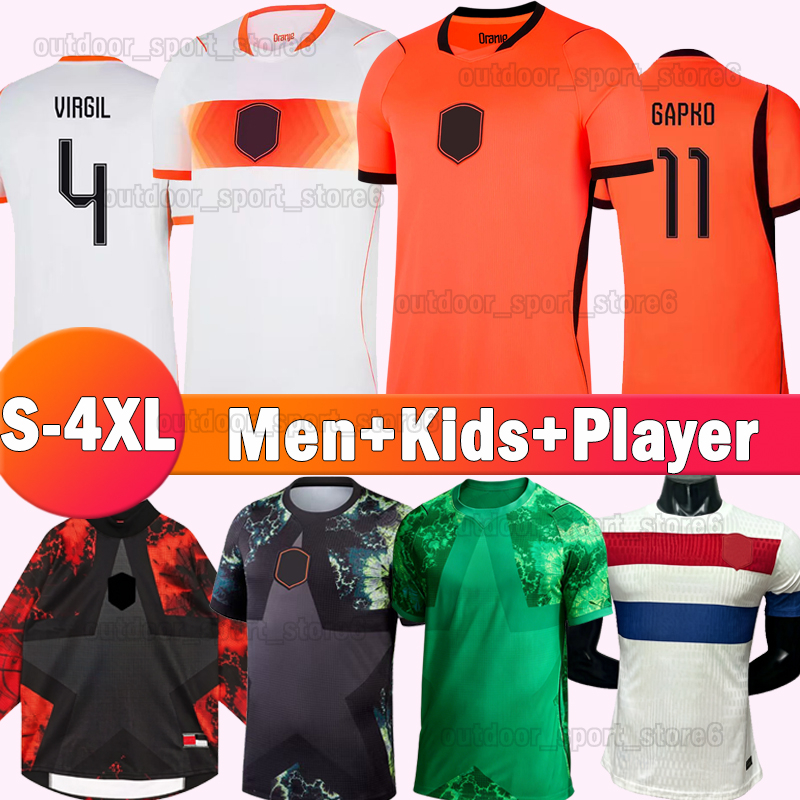 4XL 2026 Netherlands Soccer Jerseys MEMPHIS Holland World Cup GAKPO MALEN VAN DE VEN Football Shirts 26 27 Kids Kits Socks Full Sets Player Version Men Unifomrs