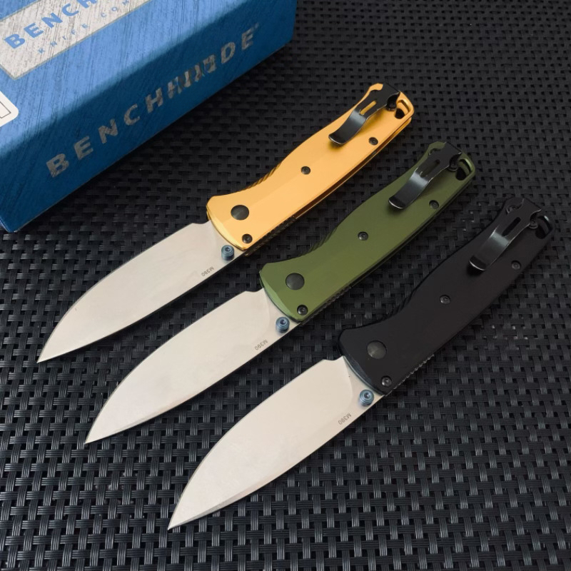 BM535-07 Aluminum alloy handle M390 blade BUGOUT Folding knife Outdoor Camping Hunting Pocket EDC Tool Knife