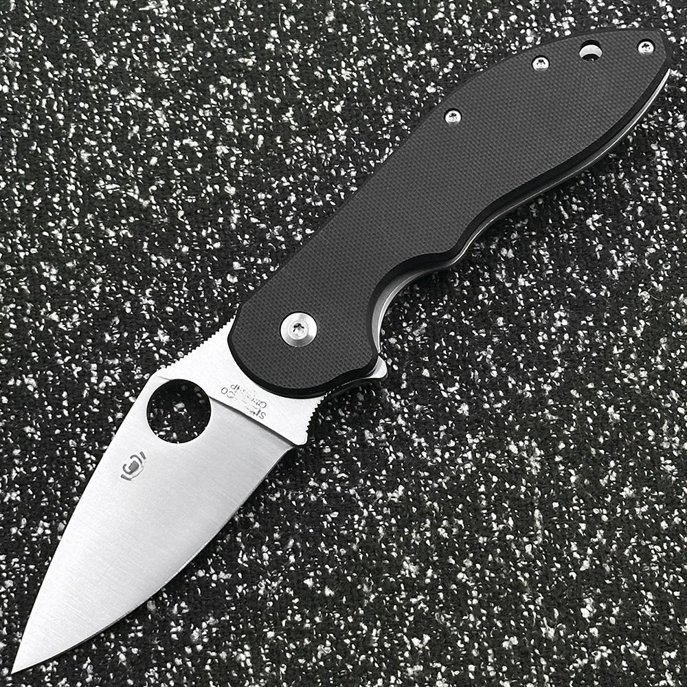 C172 G10 handle outdoor folding for camping, survival, sharp tactical self-defense tool knife