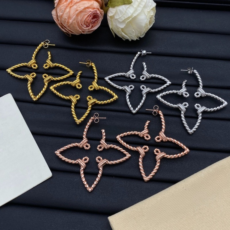 Women's Earrings Luxury Designer Hoop Earrings Brands 18K Gold Plated Stud Earrings Vintage Boho Earrings Party Daily Jewelry