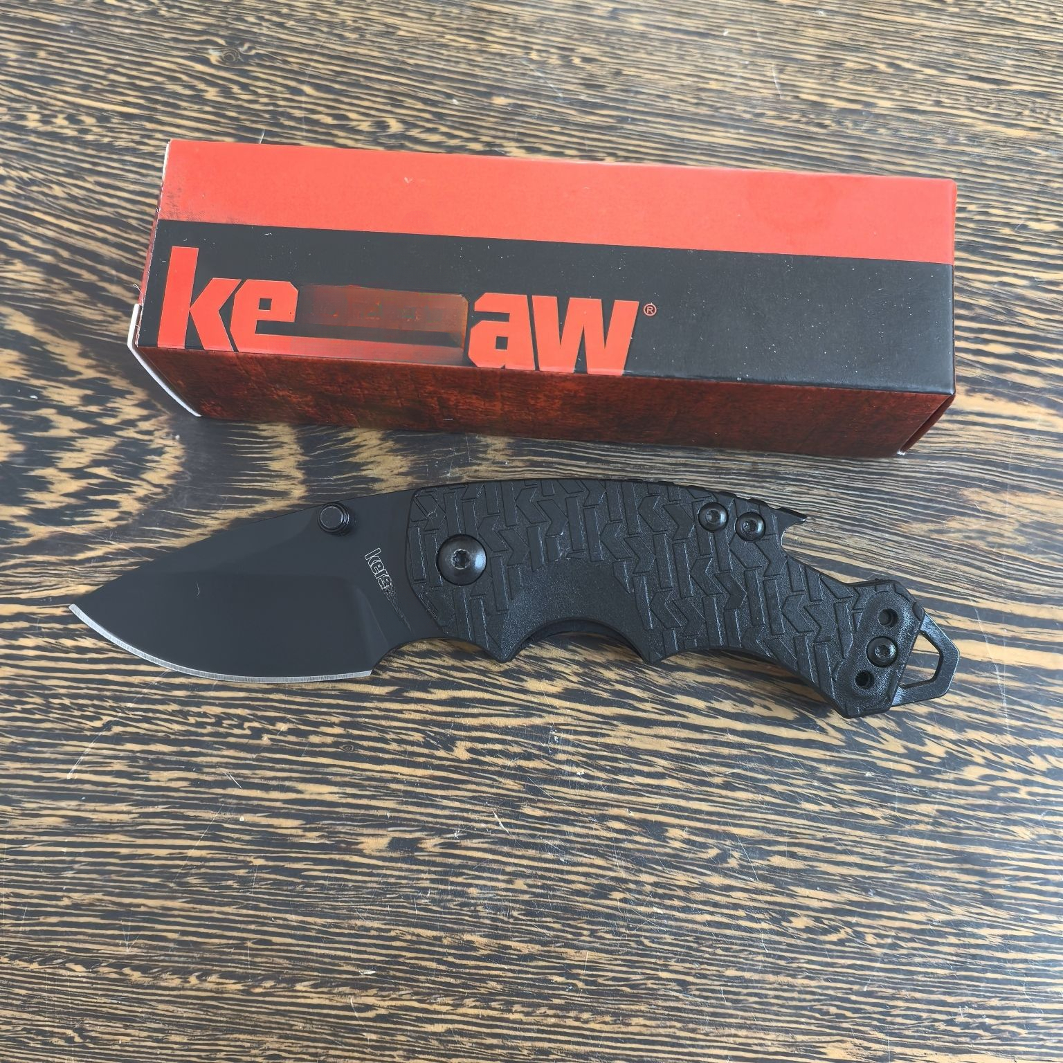 KS 3800 8700Multi-Purpose Pocket Knife 8Cr13Mov Blade Nylon Fiberglass Handle Suitable for Outdoor Camping and Daily Emergency Carry