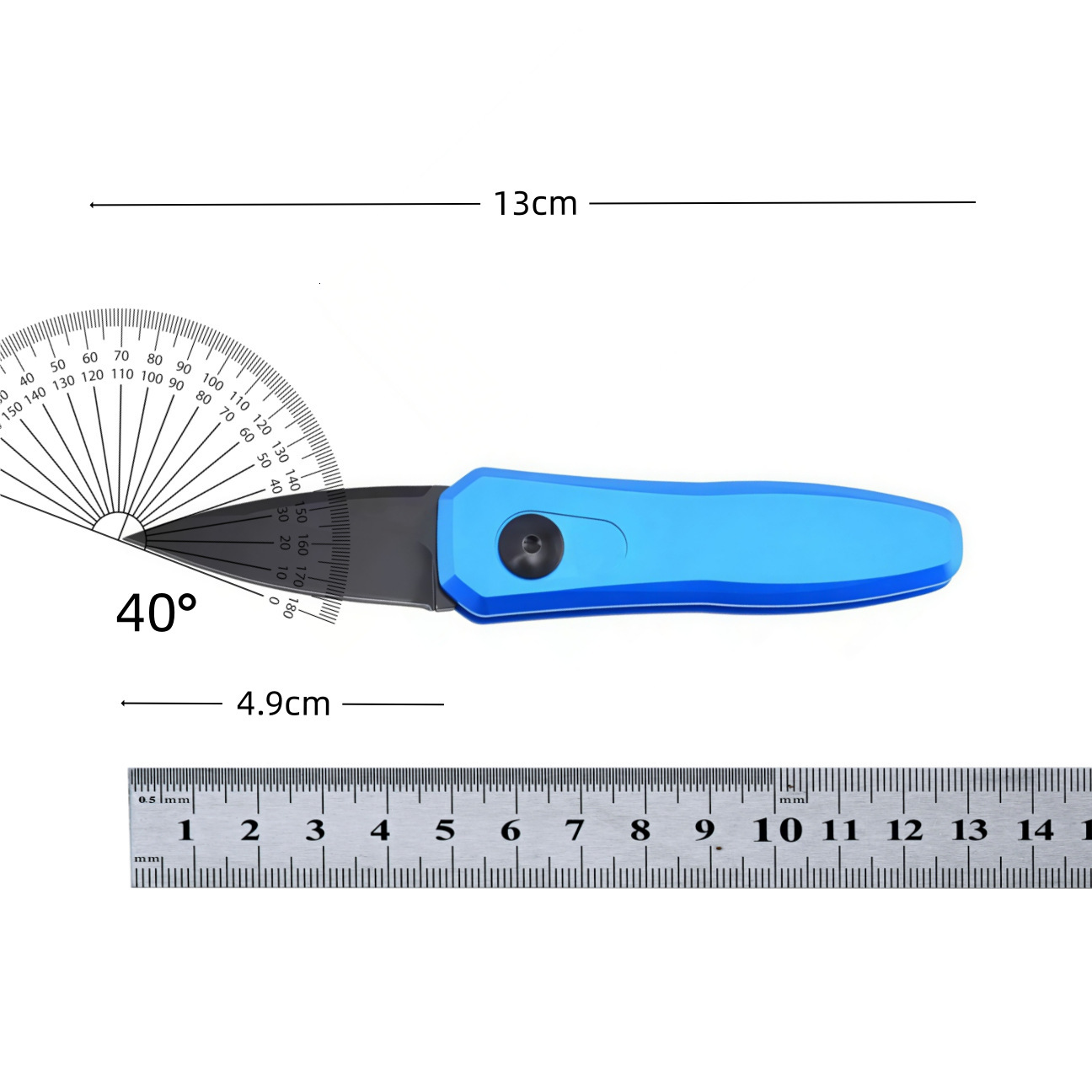Mini 7500 7500BLK Launch 4 Folding Pocket Knife CPM154 Blade Aluminum Alloy Handle Camping Hiking EDC Tool Outdoor Knife