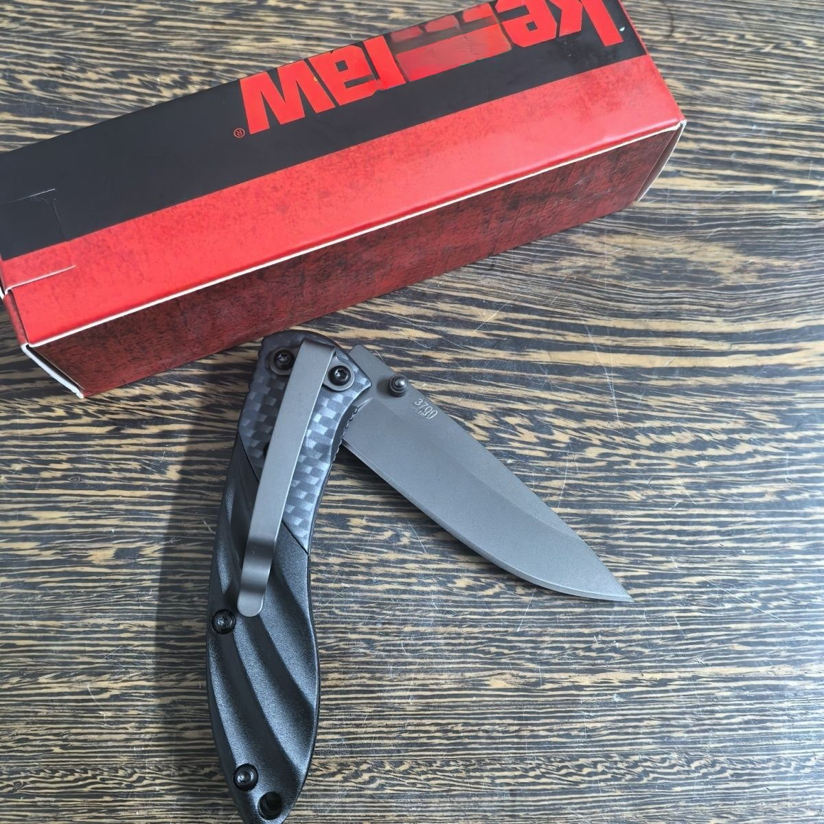 3700 camping outdoor portable pocket all-steel knife with handle, small folding fruit knife, high hardness