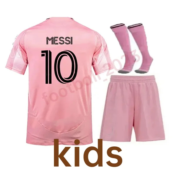 26-27 World Cup Miami football jersey Messi No10 childrens set Argentina national team training uniform