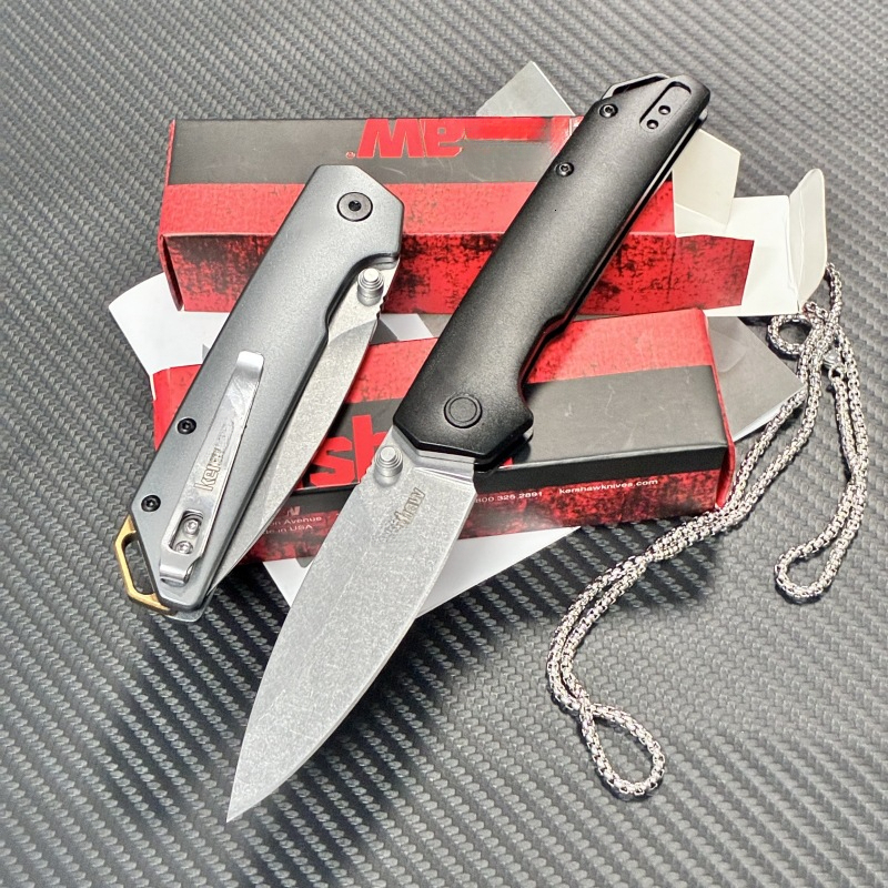 outdoor camping KS-2038 knife D2 steel CNC aviation aluminum Hunting survival tactical Gear EDC Defense utility pocket knife