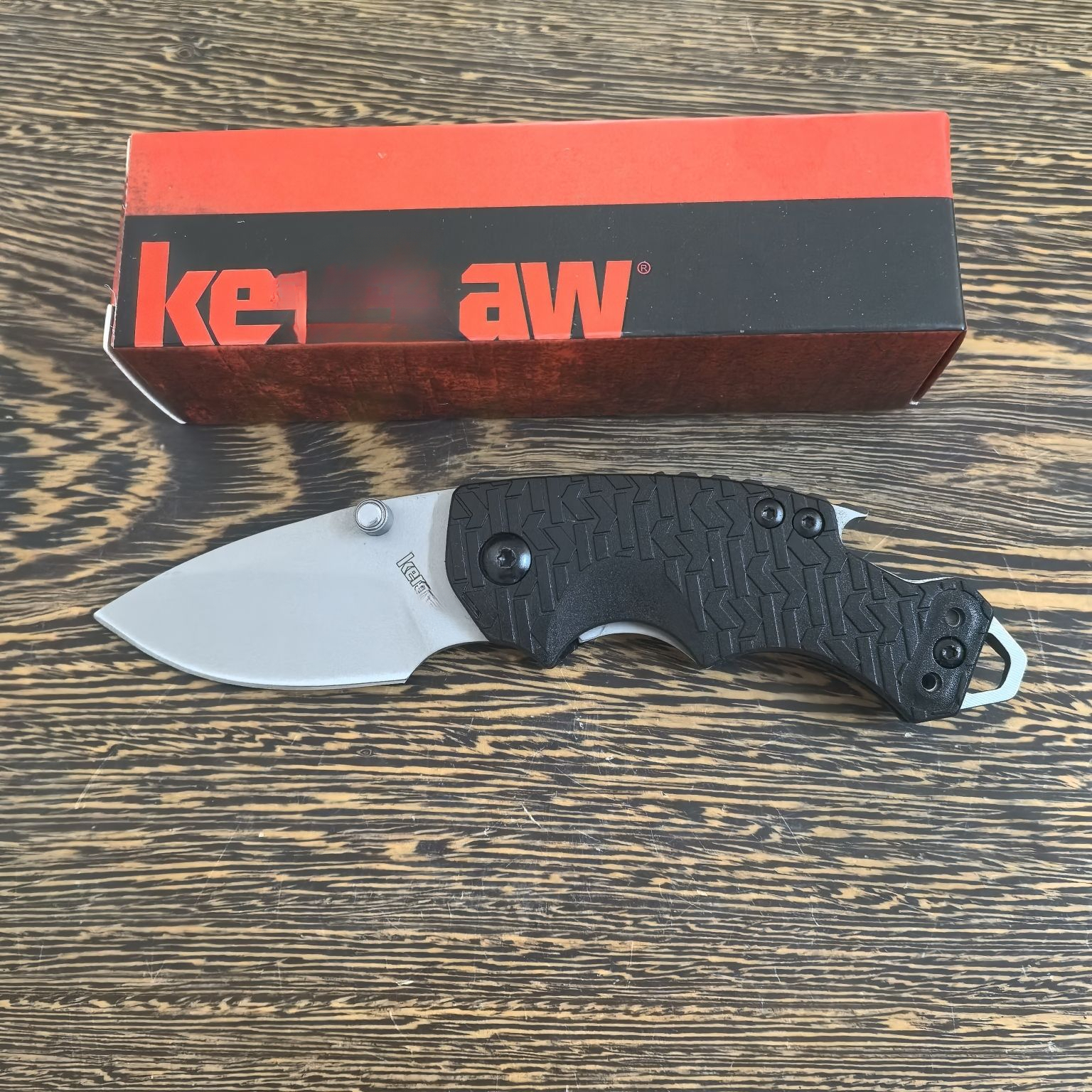 KS 3800 8700Multi-Purpose Pocket Knife 8Cr13Mov Blade Nylon Fiberglass Handle Suitable for Outdoor Camping and Daily Emergency Carry
