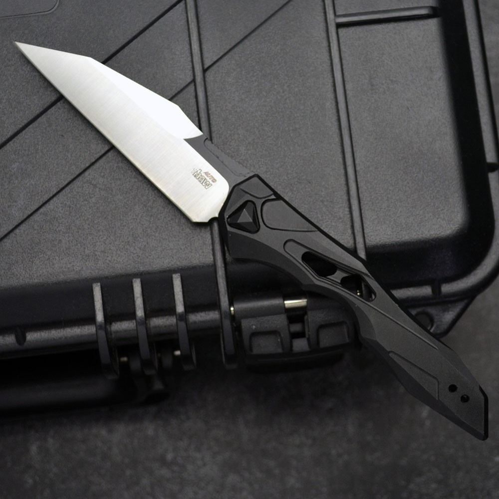 7650 High-Quality Pocket Survival Folding Knife Defensive Portable Outdoor Emergency Tool D2 Blade Aluminum Handle Hiking EDC Rescue Knife