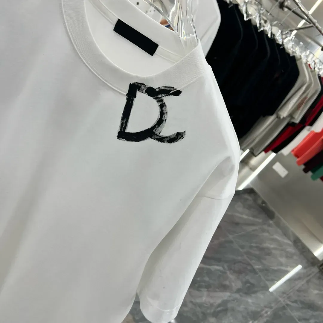 5A Summer Mens Designer T shirt Casual Man Womens Loose Round Neck Tees Embroidered and Letters Print Short Sleeves Top Sell Luxury Fashion Mens Stree