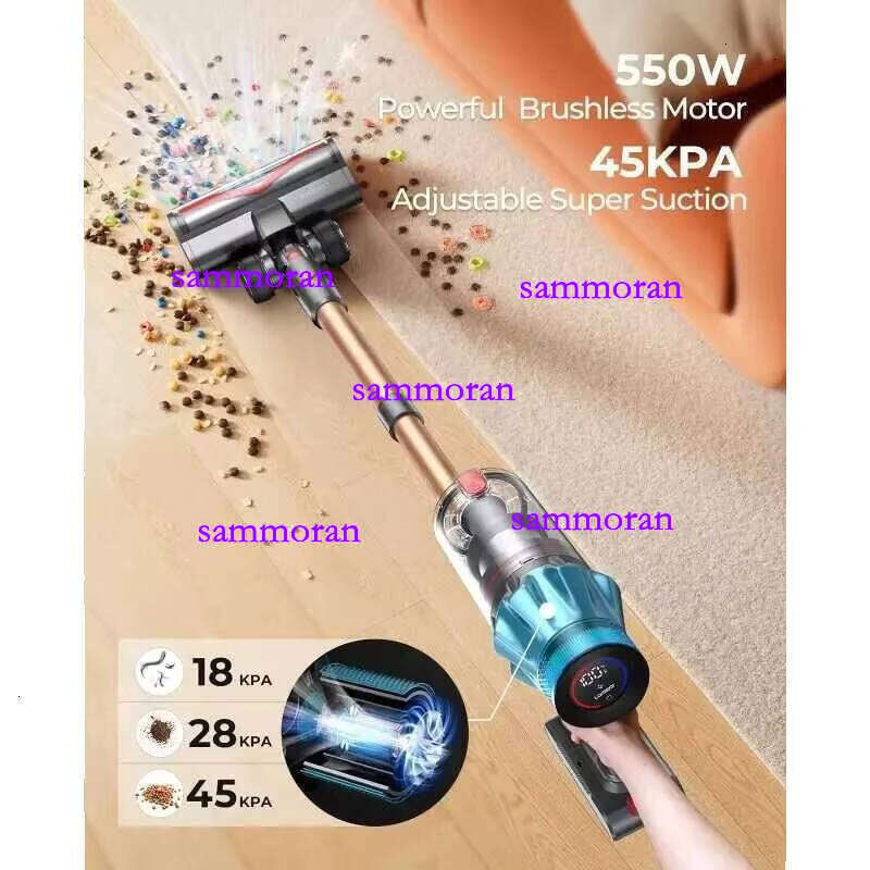 Laresar Cordless 550W/45Kpa Stick Vacuum Cleaner with Touch Screen Up to 60Mins Runtime R250416 - view 3