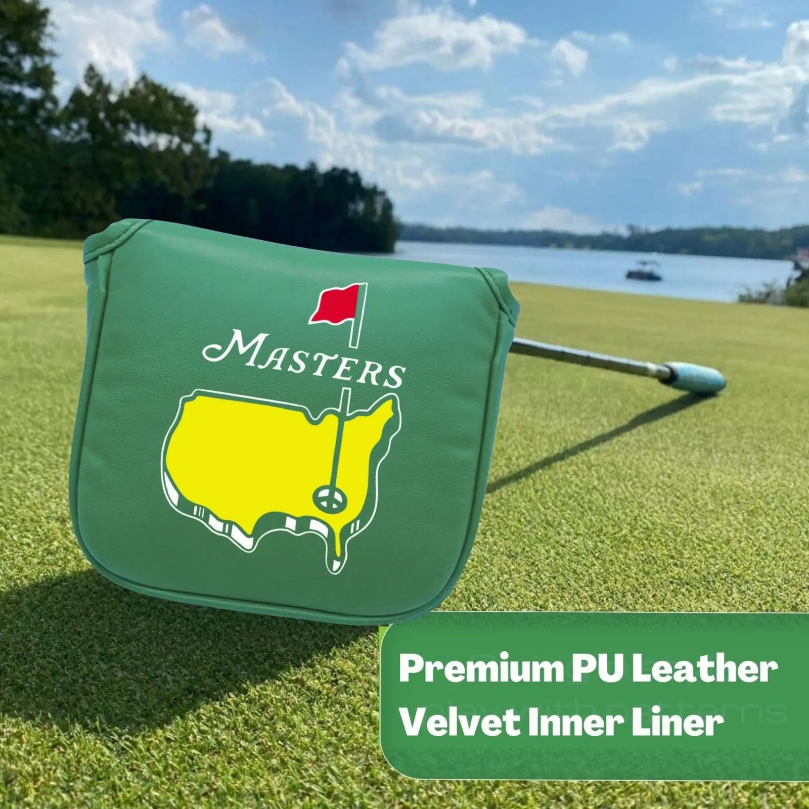 Funny Golf Mallet Headcover Club Head Covers Premium PU Leather Putter Cover Great Accessories for Men 260424
