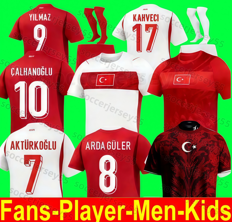 2026 World Cup Turkey Soccer Jerey ARDA GULER DEMIRAL Kokcu 26 27 Calhanoglu YILDIZ Turkiye national fans football team Football Shirt turkey Men kid kit