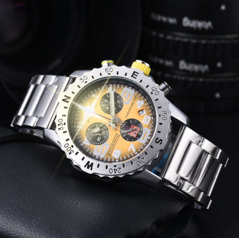 2026 TOP Design Mens women Breitlinity Watches automatic quartz Movement Male Clock Luxury Business Designer for Men Watch luxe Quartz battery Wristwatches 686