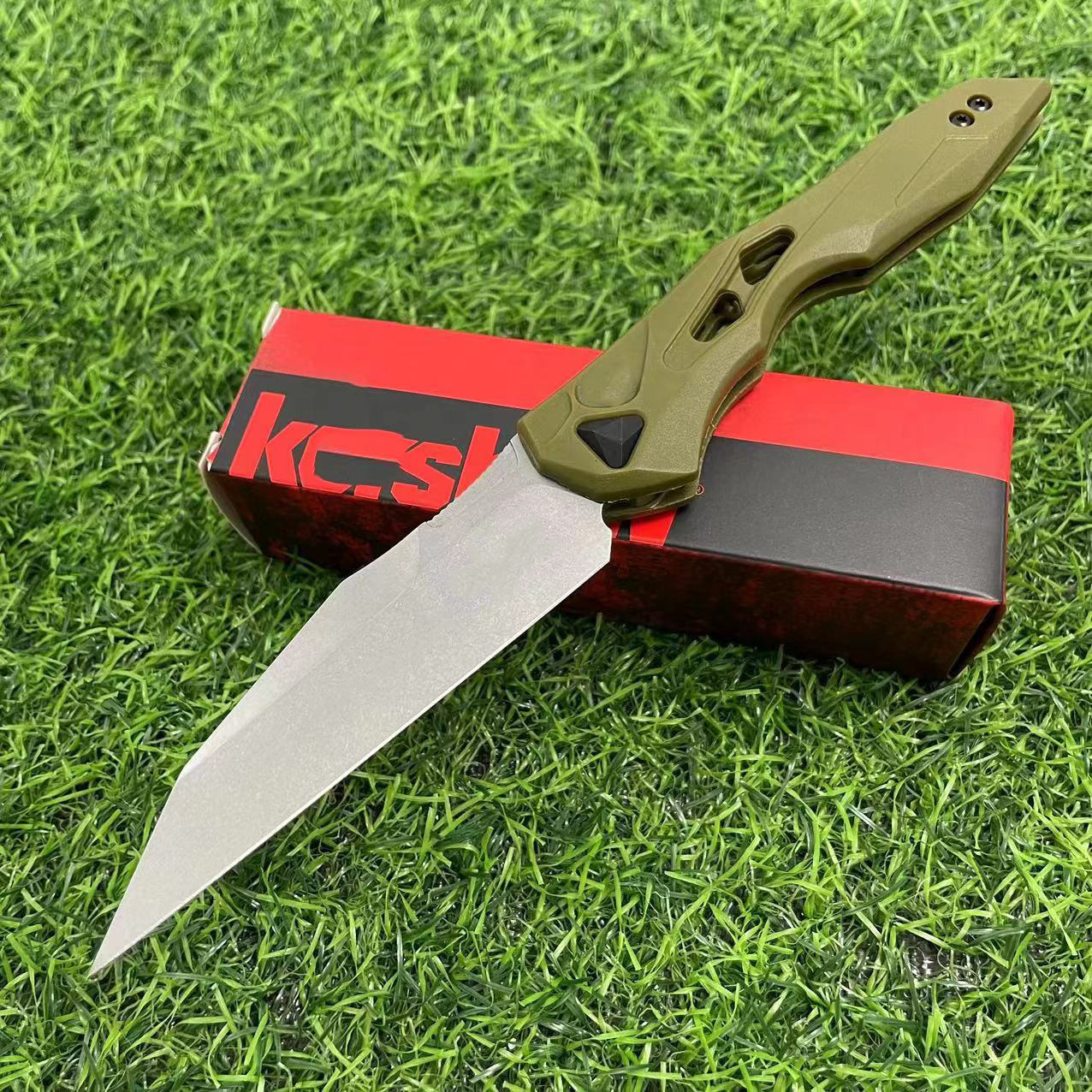 7650 Outdoor FE 034 Folding Pocket Knife CPM154 Blade Nylon fiber Handle Camping Survival Gear and EDC Men's Hunting Knives