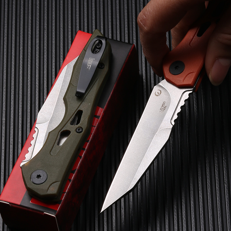 KS7650 Outdoor EDC Tool Folding Pocket Knife Hunting Camping Self-Defense Survival knife, Jungle tactical knife