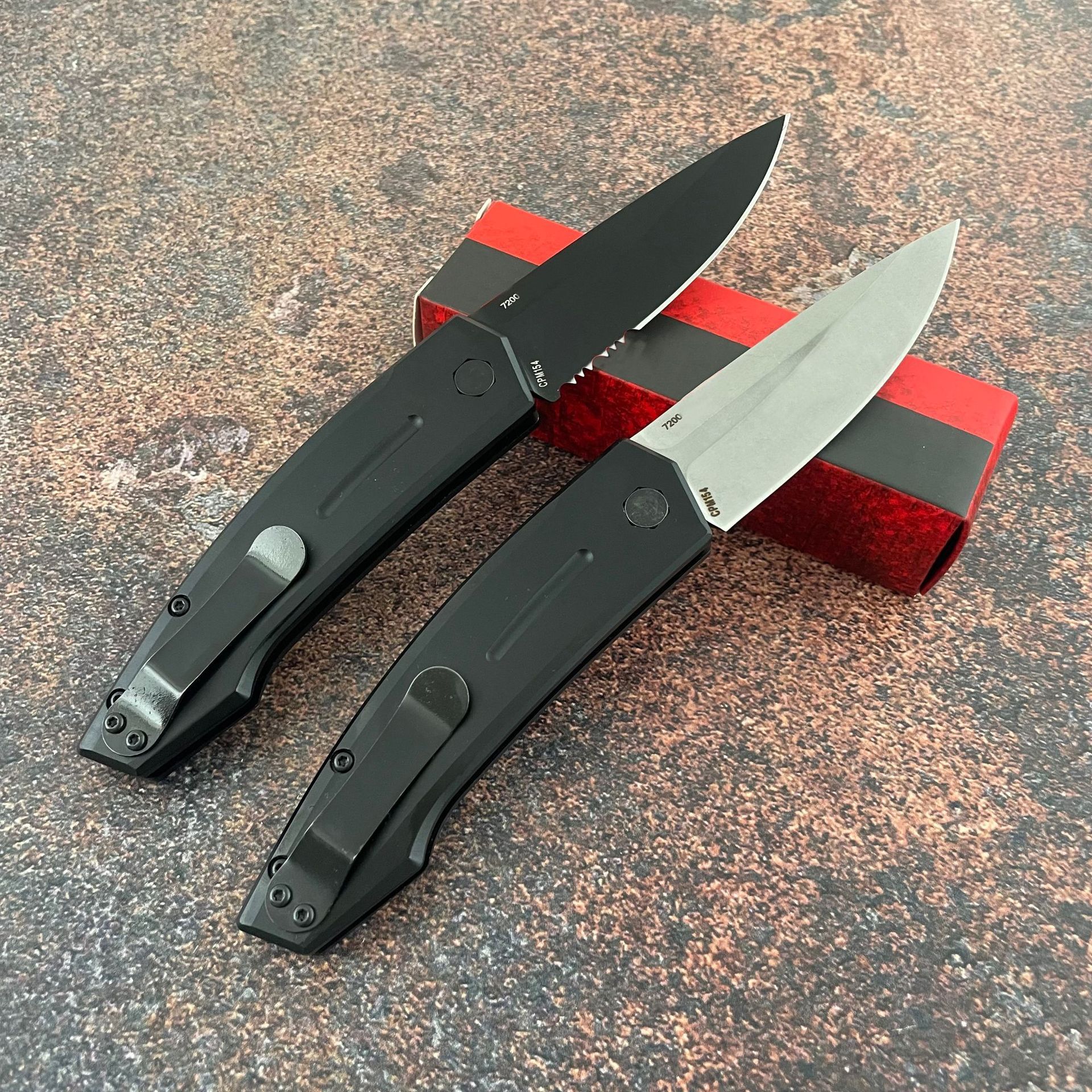 7200 Folding Pocket Outdoor Camping Survival Knife Tactical Hunting CPM154 Blade Portable Utility Fruit Self-defense Knives EDC Tool