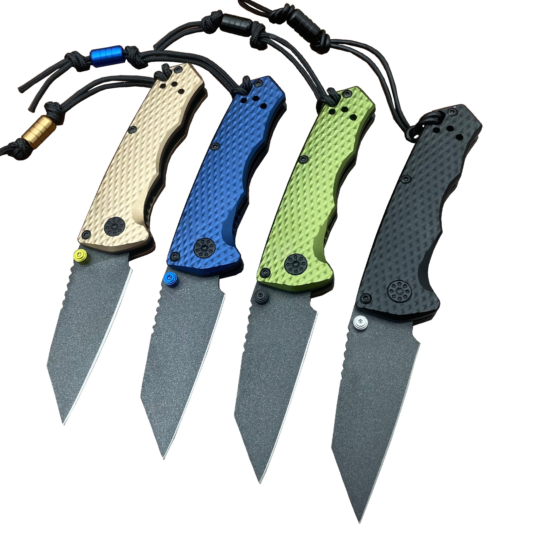 BM 290BK Mini Folding Knife 2.36'' M4 Steel Blade Aviation Aluminum Handle Outdoor Camping Tactical Pocket Knife Pocket Clip