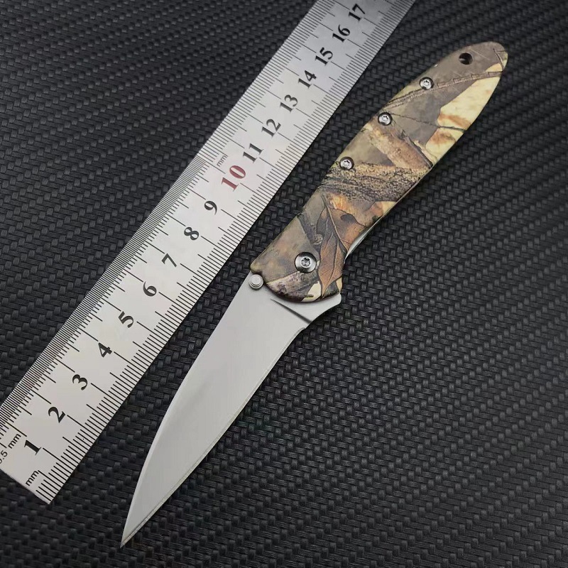 KS 1660 Aluminum Folding Knife 8Cr13Mov Blade EDC Knife Window Breaker Self-Defense Tool Outdoor Fishing Knife Men's Gifts