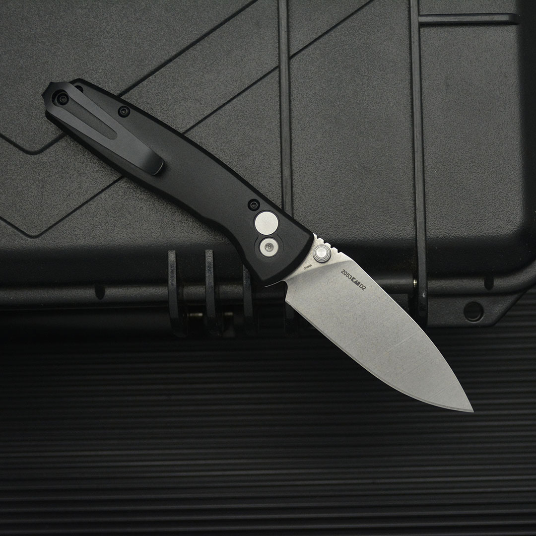 KS 2053 Folding Knife Sharp Cutting Hunting Survival Pocket Knife Portable Rescue Camping Outdoor Knife 8cr13mov Blade Aluminum Handle Bench Made Kinv