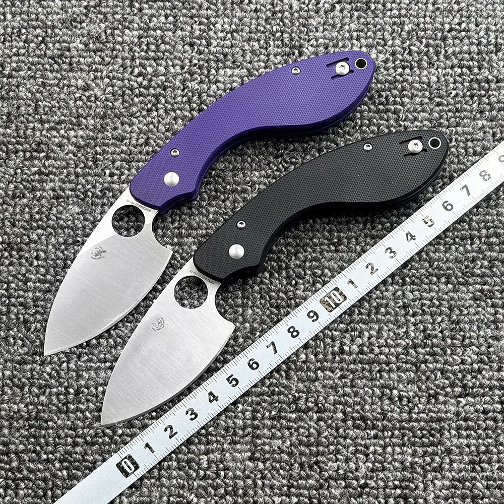 C207 G10 Handle Folding Outdoor Camping Wilderness Survival High Hardness Pocket Tool Knife