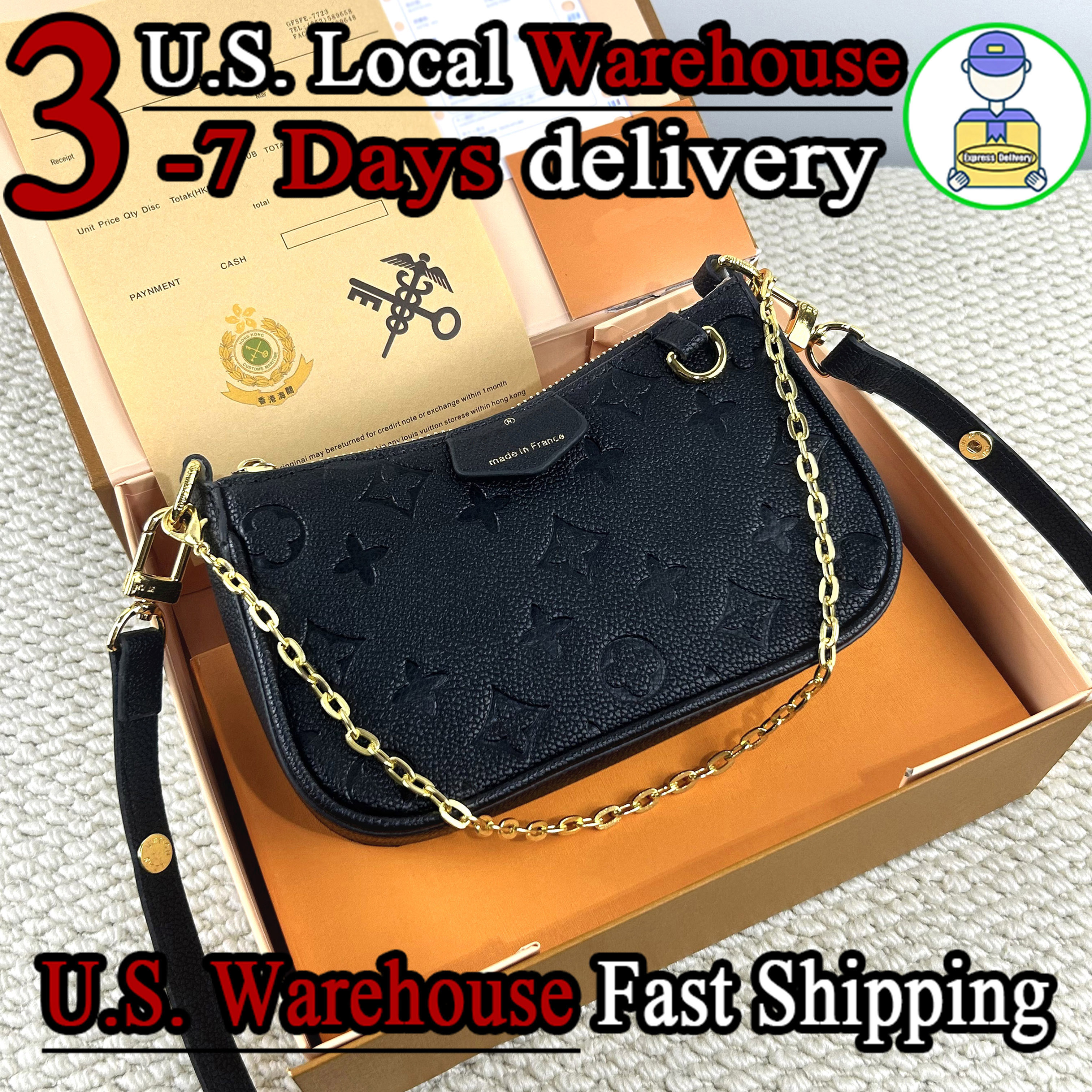 Designer Bags Fashion Shoulder Bags Chain Genuine Leather Embossed Crossbody Old Flower Handbags Luxury bag Letters Stripe Armpit Bag Designer Purse 01