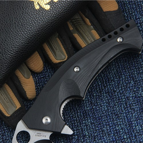 C196 Folding Knife S30V Blade G10 Handle Ball Bearing Tactical Pocket Utility Camping Outdoor Hunting Fishing Knife