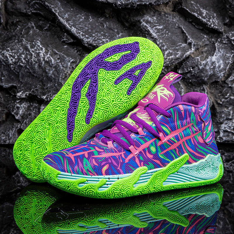 2026 New Spring Triple Ball Generation 3 High - top Basketball Shoes for Students and Teenagers Practical Wear - resistant Sports Shoes.