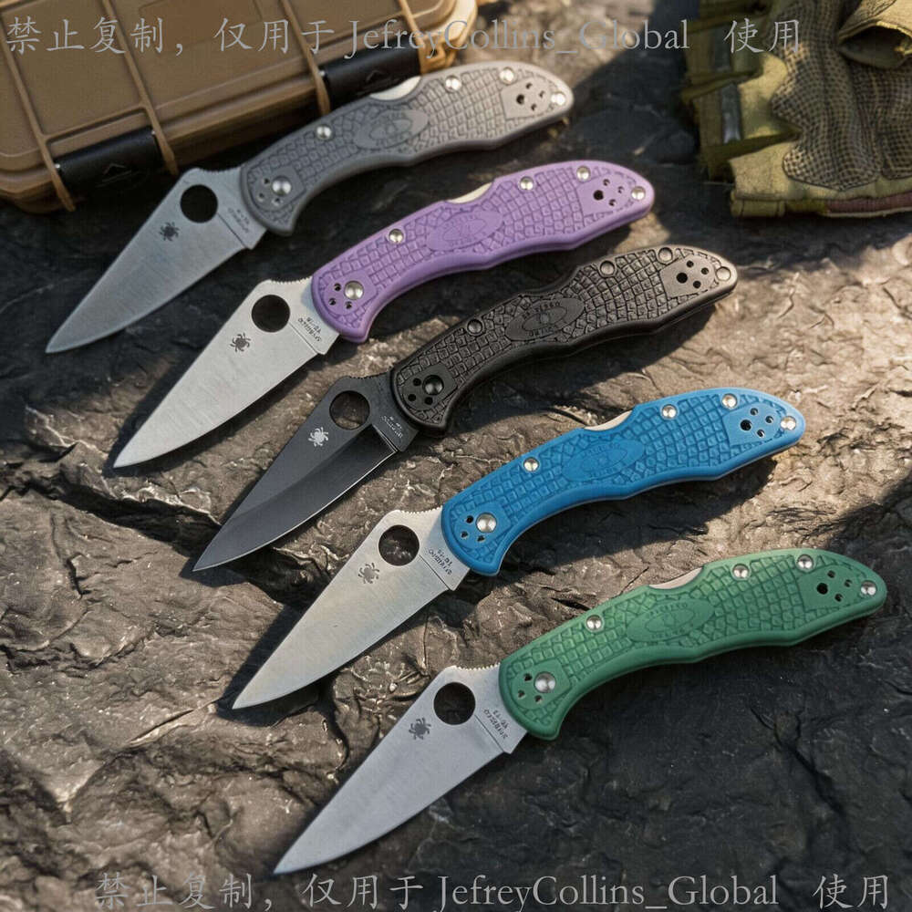 Jefrey Collins Spider C off High-Quality Camping Emergency Survival Outdoor Portable Pocket Household Fruit Knife