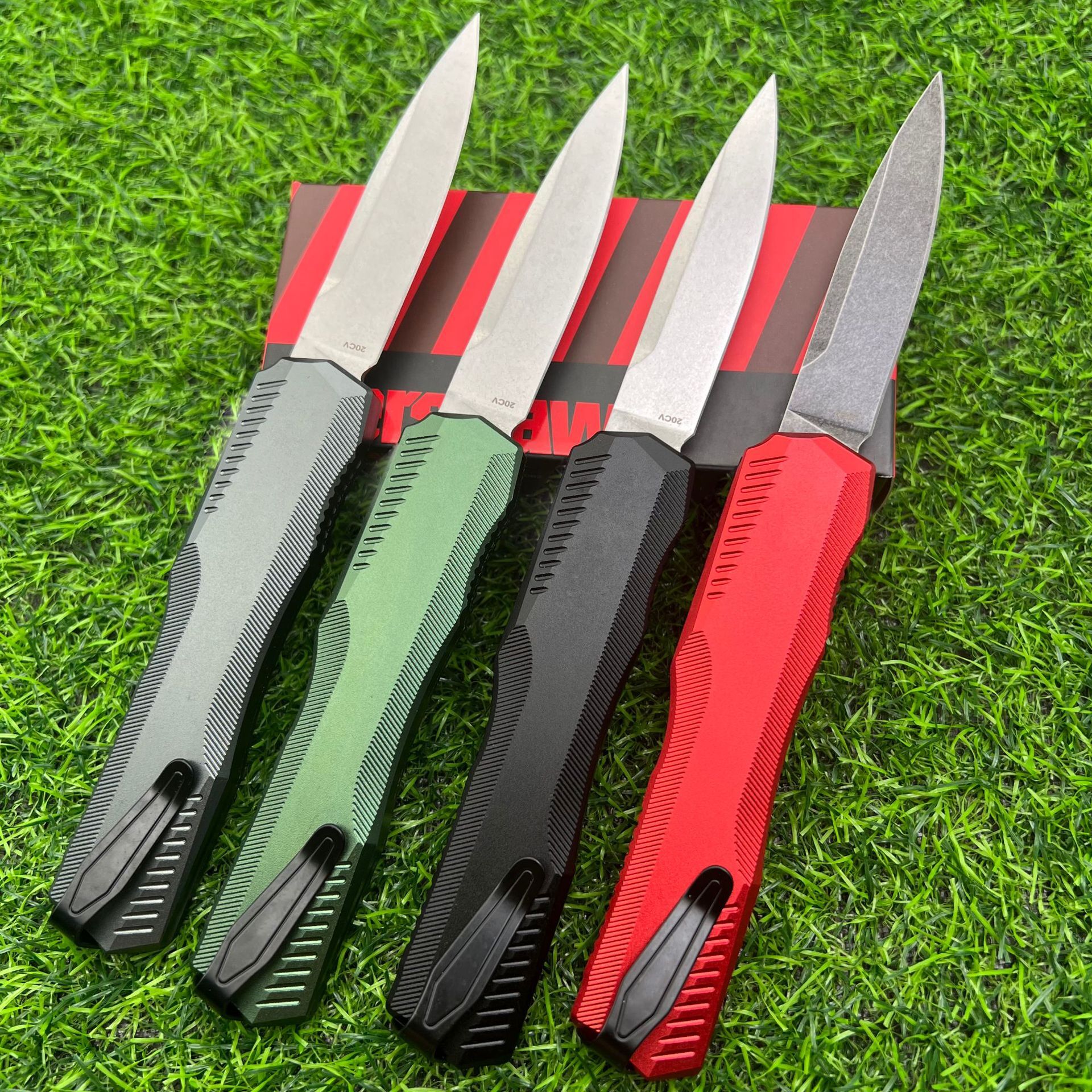 KS 9000 K50 Pocket Knife 20CV Steel Blade T6 Aluminum Handle Outdoor EDC Camping Knife Survival Hunting Tools