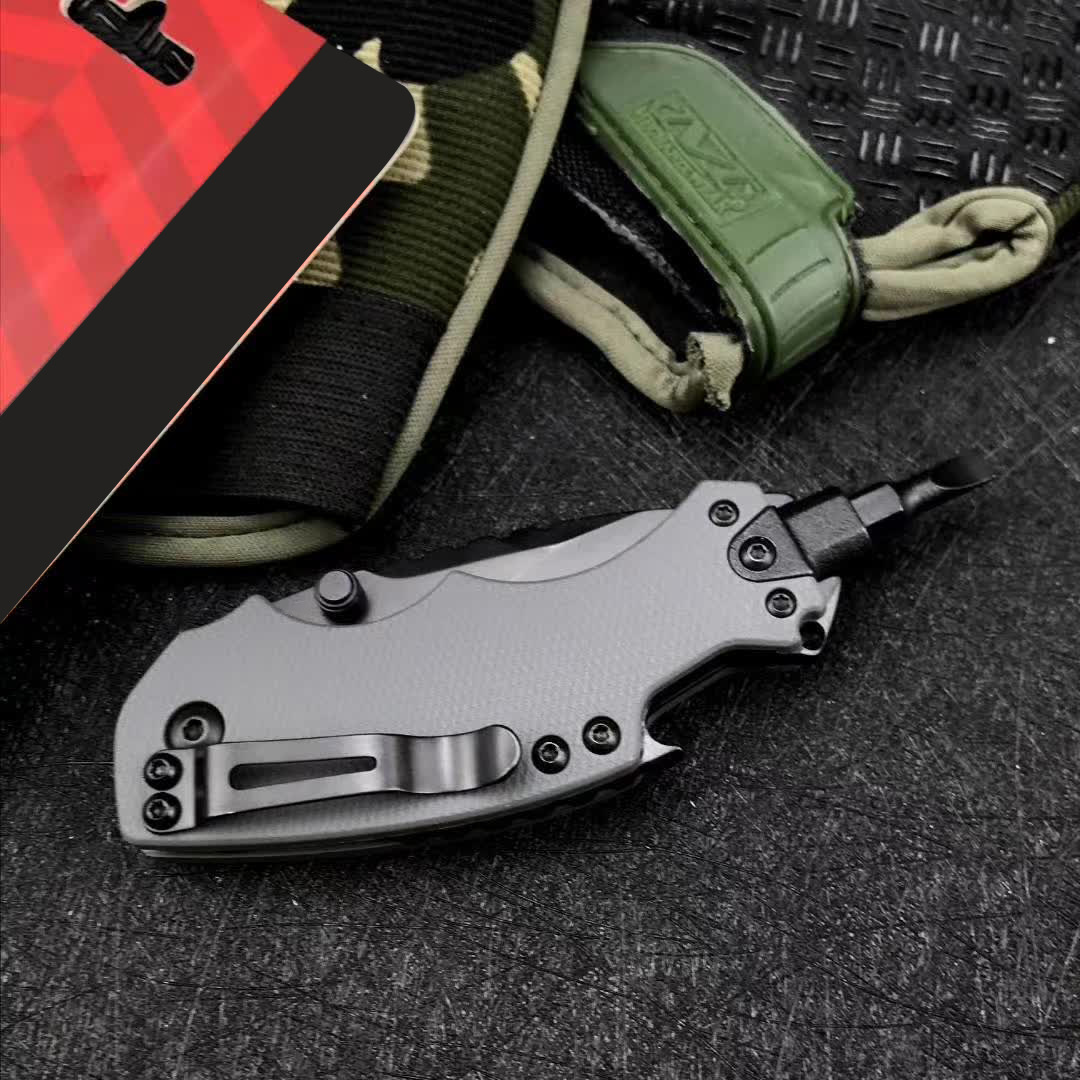 KS 8720 Multi-Functional Everyday Carry Folding Knife 8Cr13MoV Blade G10 Handle Outdoor Camping Hunting Survival Tool