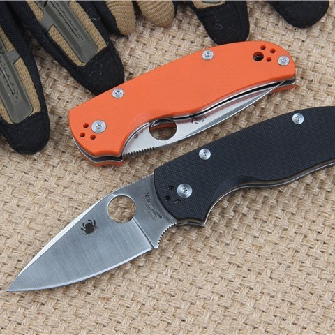 C41 Handle Outdoor Folding CPM S35VN Sanding Wilderness Survival High Hardness Sharp Portable EDC Knife