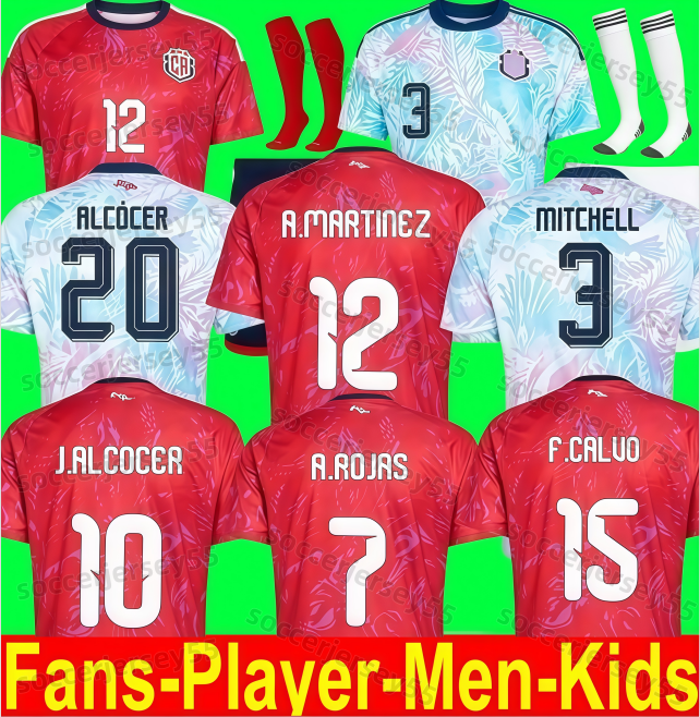 26 27 Costa Rica Soccer Jerseys 2026 2027 National Team Home Away Fans Player Men kids Football Shirt Kit M.UGALDE A.MARTINEZ J.ALCOCER J.MITCHEL NAVAS
