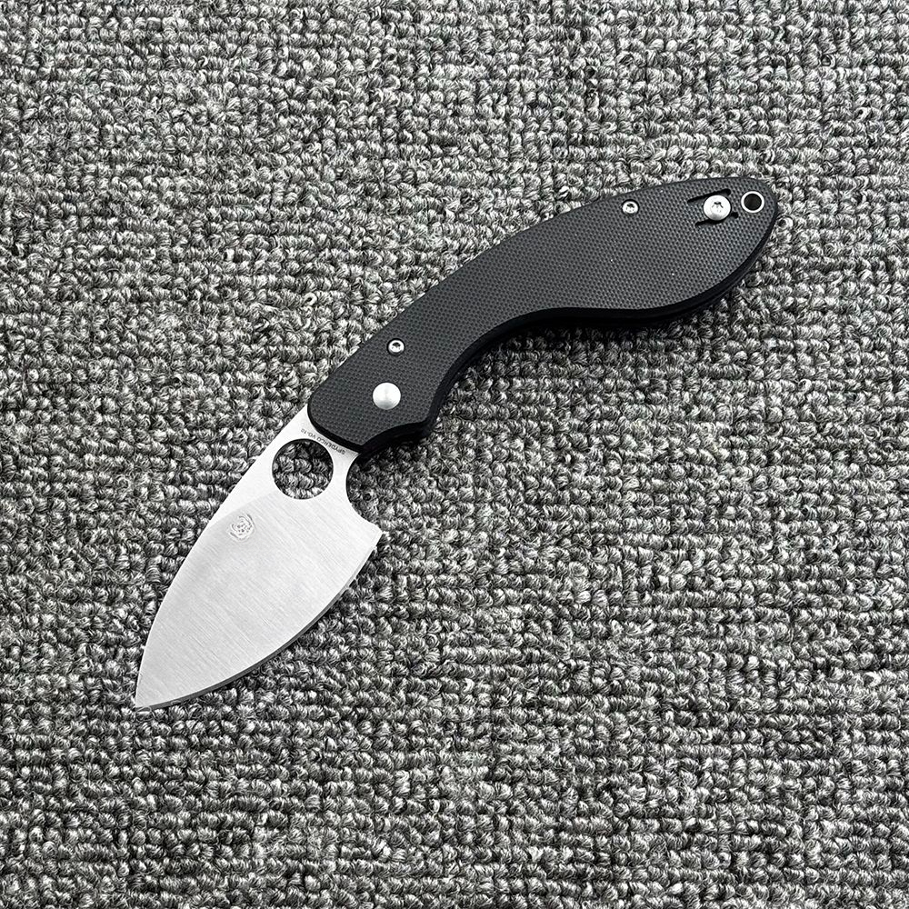 C207 G10 Handle Folding Outdoor Camping Wilderness Survival High Hardness Pocket Tool Knife