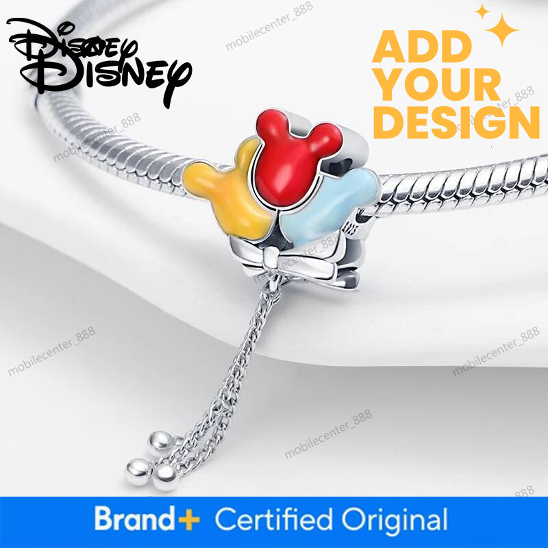 Designer Disney Jewelry 925 Silver Disney Pendant Mickey Winnie Cute Series Charms Beads Fit Bracelet Necklace Women DIY Festival Luxury Jewelry Gifts - view 7