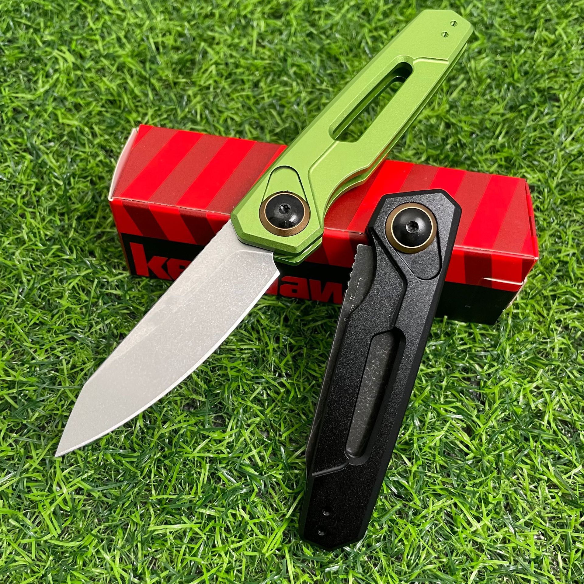 KS 7550 High-Quality T6 Aluminum Handle Outdoor Camping EDC Tactical Hunting Knife Adventure Survival Tool Men's Gift