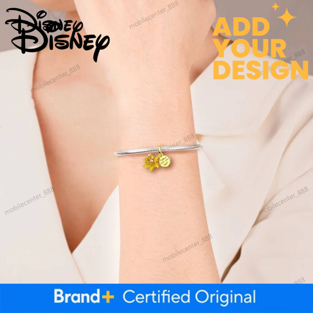 Designer Disney Newdisney 925 Silver Princess & Stitch Castle Charms Beads Fits 3Mm Original Bracelet Necklace Womens DIY Festival Jewelry Gifts Luxur - view 4