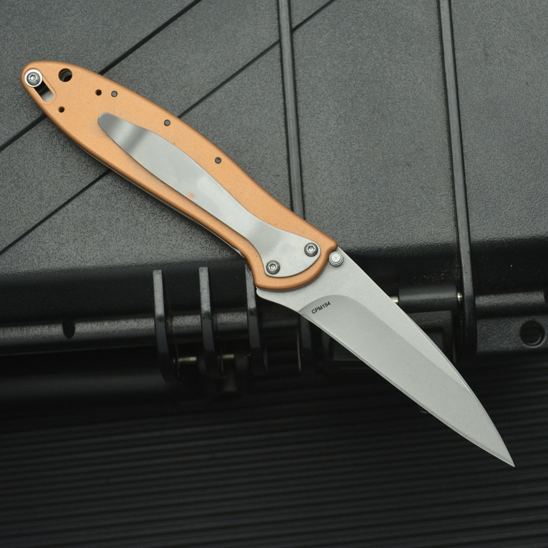 KS 1660 Folding Knife Aluminum Handle Window Breaker Portable Fruit Knife Self-Defense Knife Outdoor Utility Cutting Knife