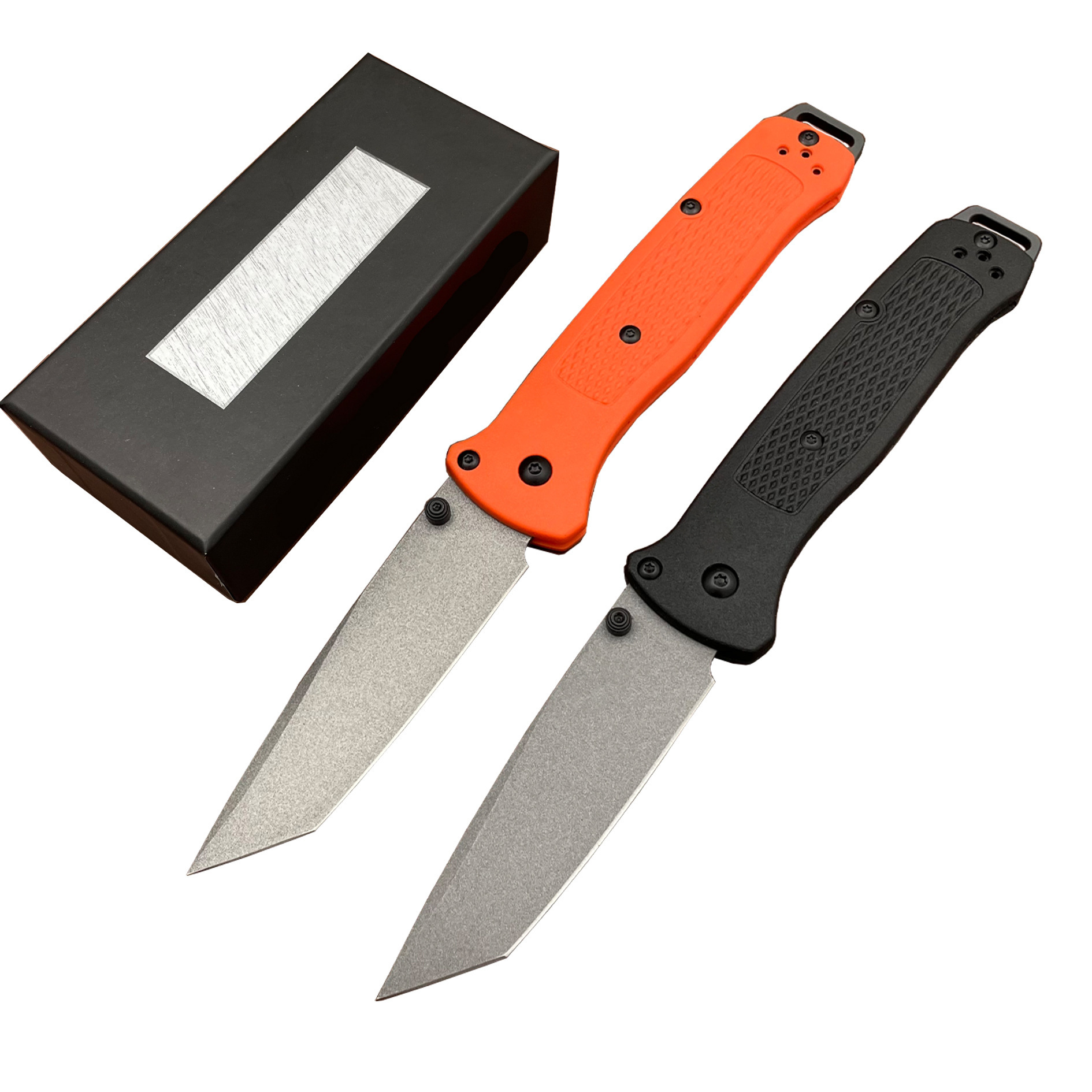 537 Bailout BM Knife Self Defense Pocket Knives Outdoor EDC Survival Flipper Folding Knife Camping Hunting Tool Nylon Handle