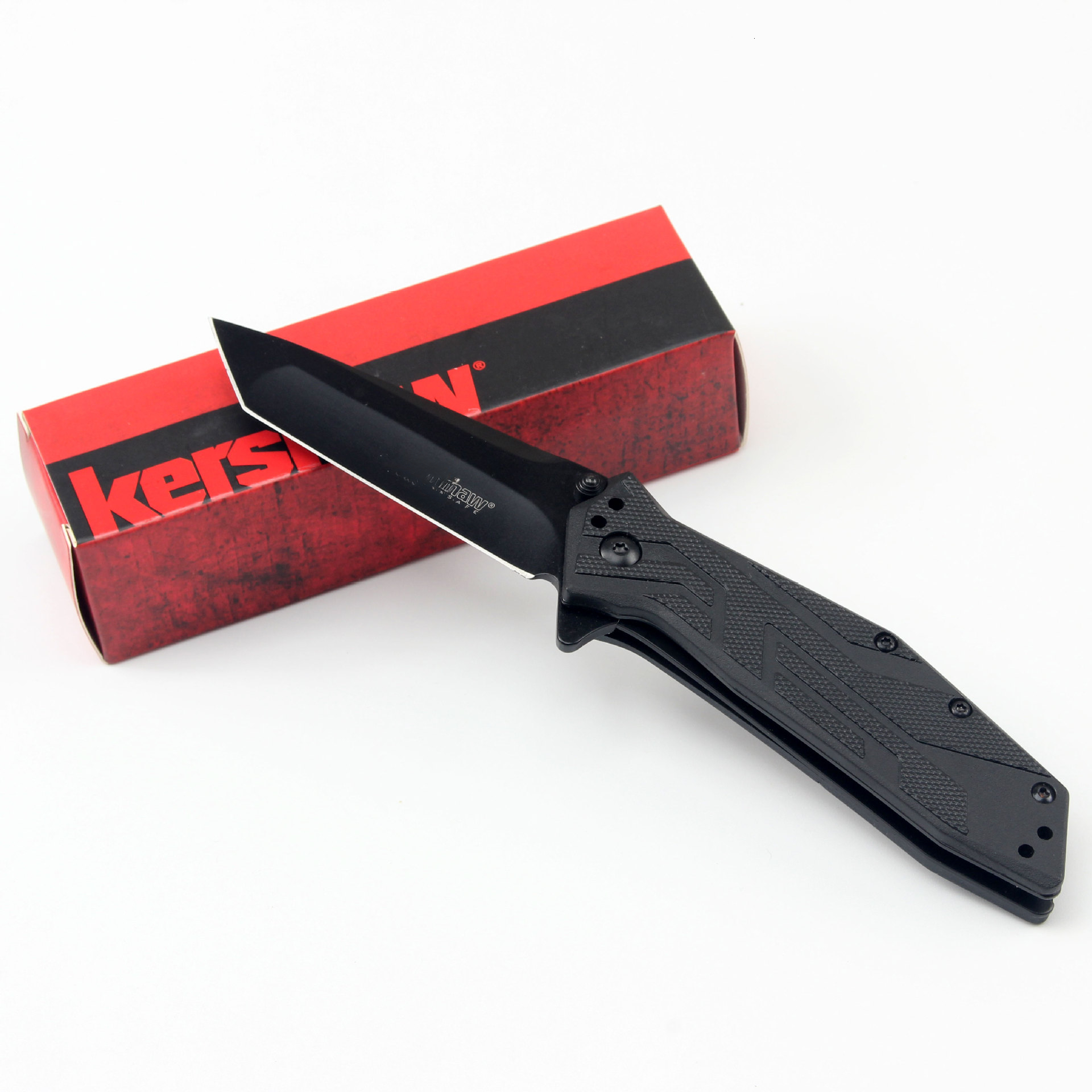 Utility 1990 Folding Knife 8Cr13Mov Blade Nylon Fiber Handle Tactical EDC Knives Combat Knives Hunting Durable Knives