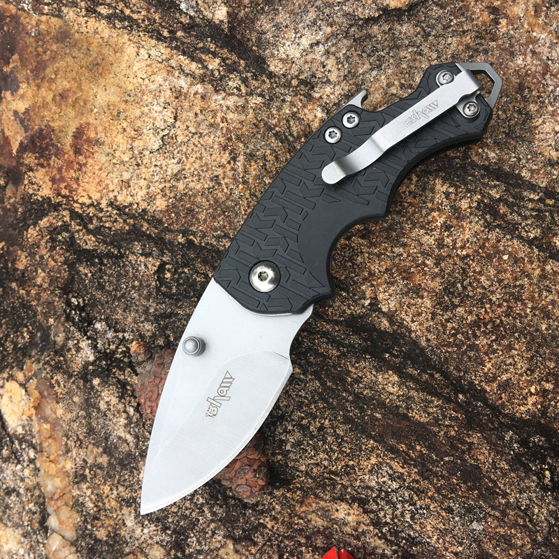 KS 3800 Multi-Purpose Pocket Knife 8Cr13Mov Blade Nylon Fiberglass Handle Suitable for Outdoor Camping and Daily Emergency Carry