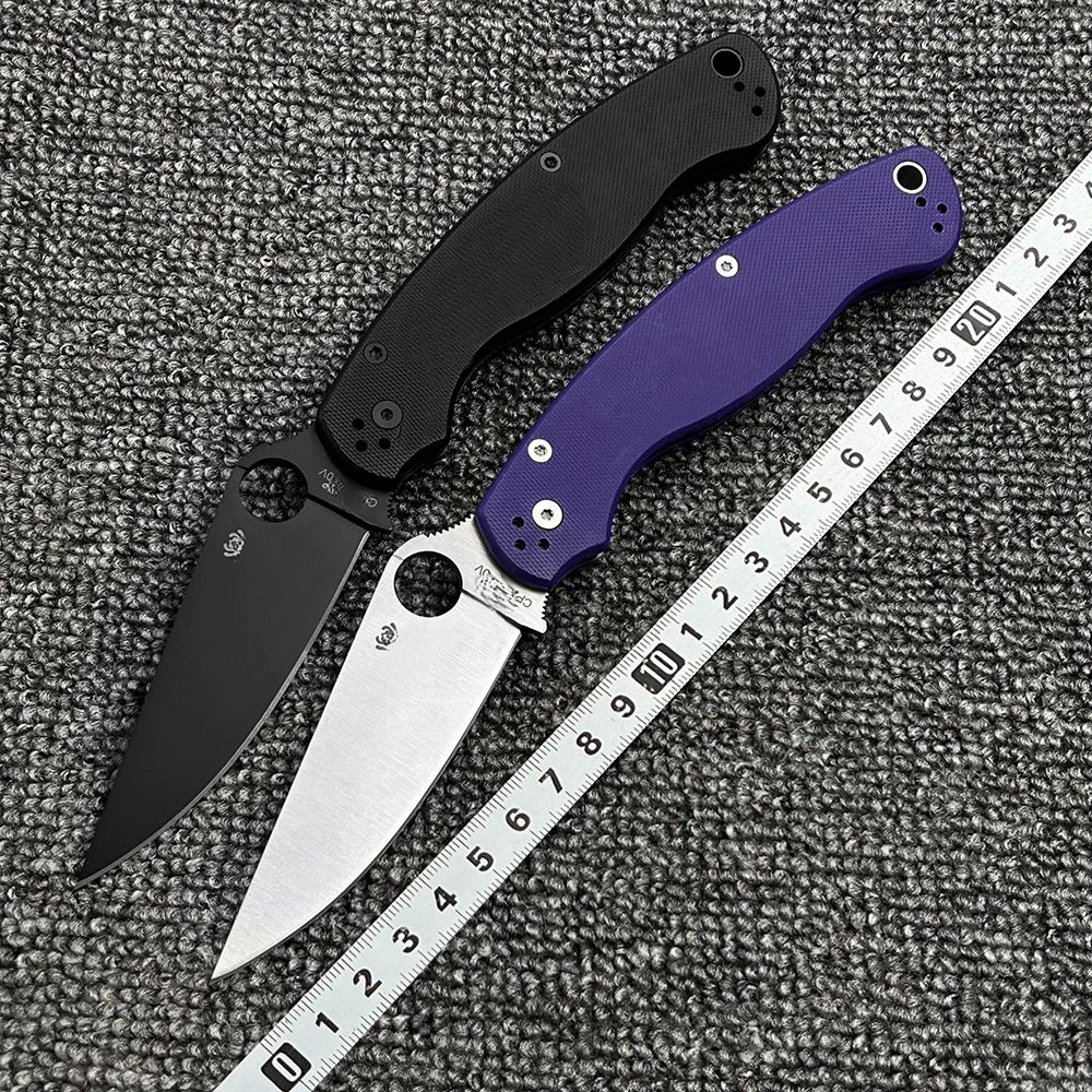 C36 G10 handle bearing folding knife, high hardness outdoor camping wilderness survival pocket tool knife