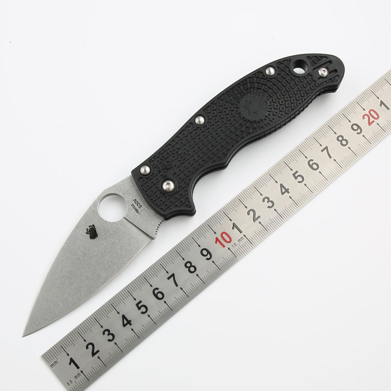 C101 Outdoor Folding with Nylon Fiberglass Handle, S30V High Hardness, Sharp Portable Knife for Camping and Wilderness Survival