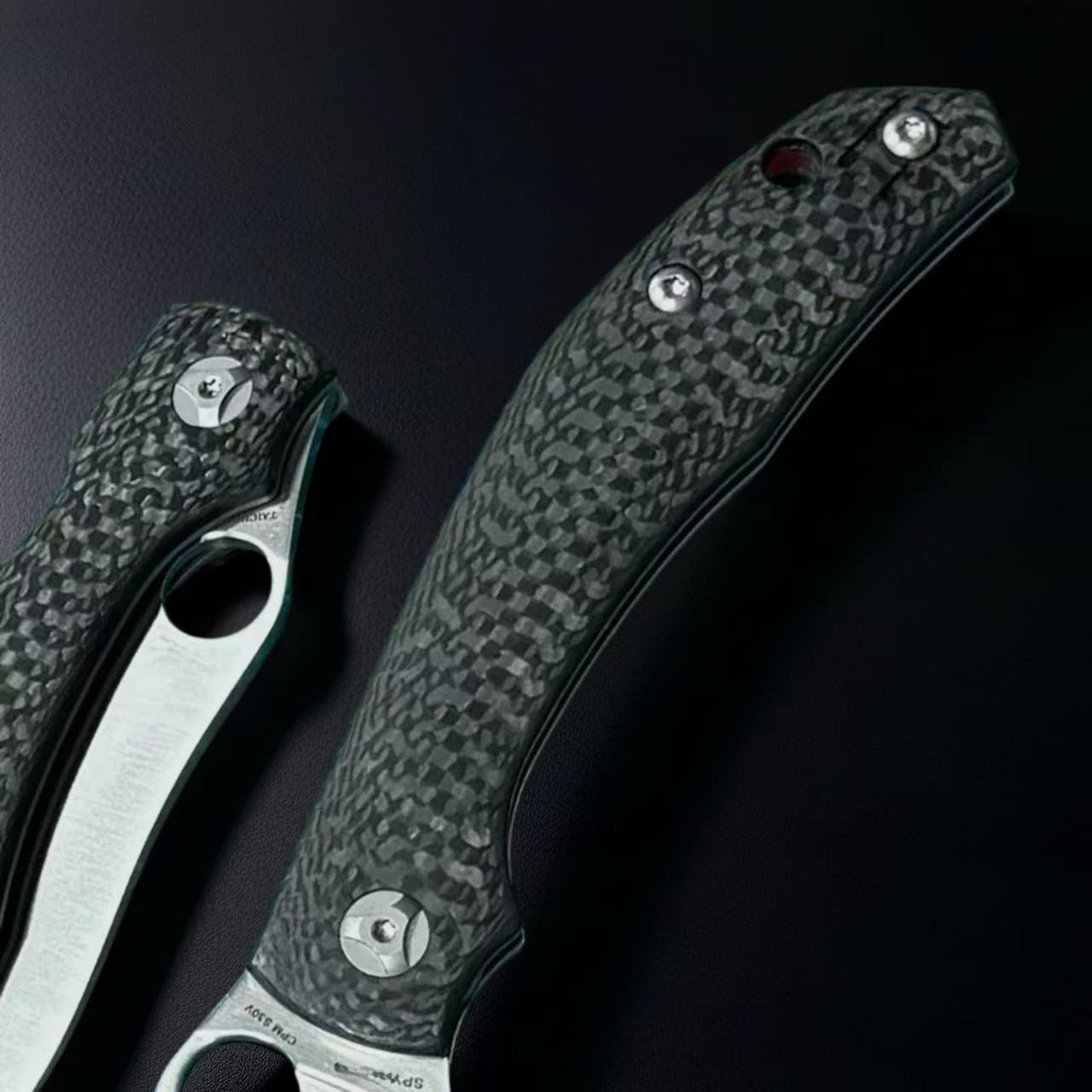 C241 Blade Carbon Fiber Handle EDC Pocket Folding Knife Utility Outdoor Camping Hunting Survival Fold Knife