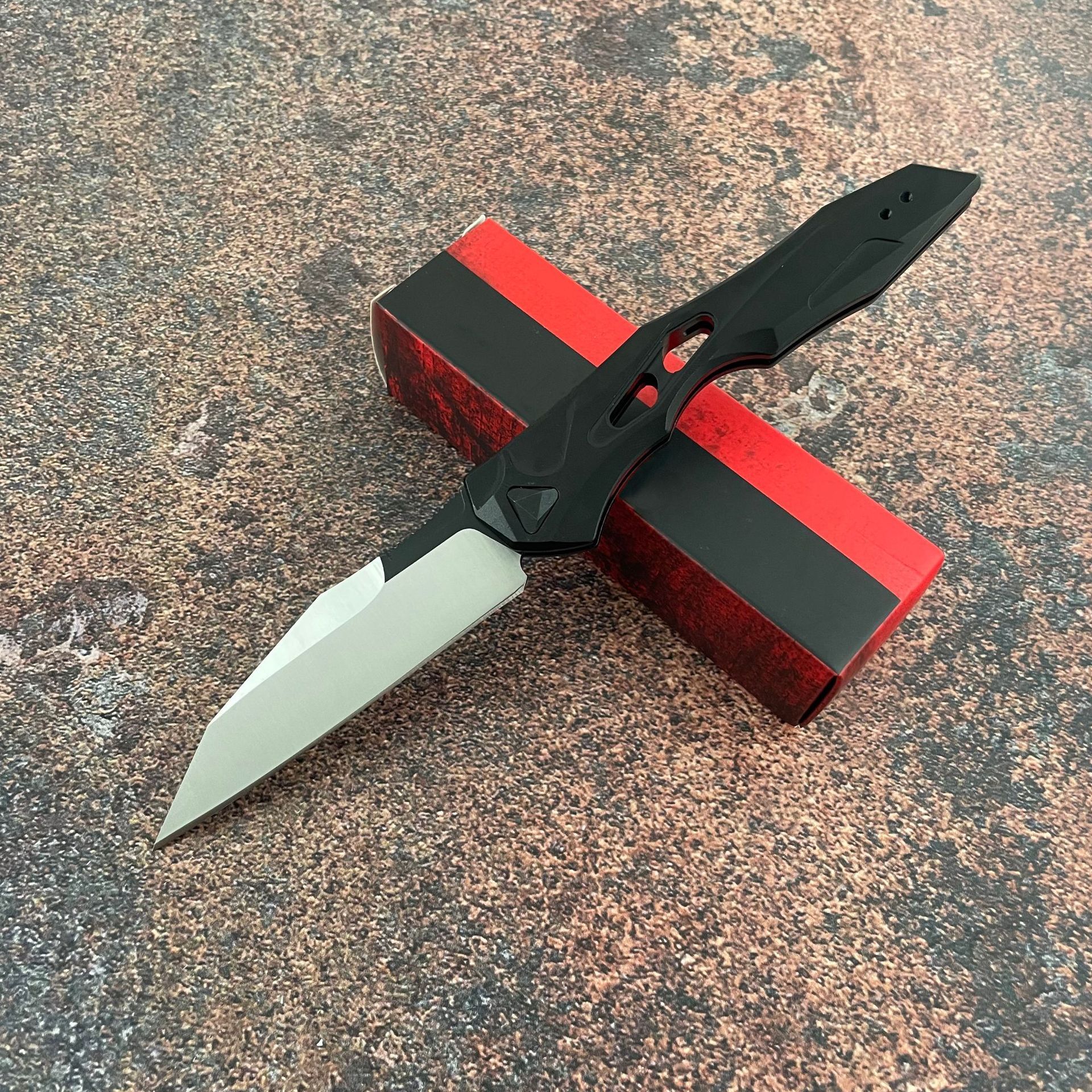7650 High-Quality Pocket Survival Folding Knife Defensive Portable Outdoor Emergency Tool CPM154 Blade Aluminum Handle Hiking EDC Rescue Knife