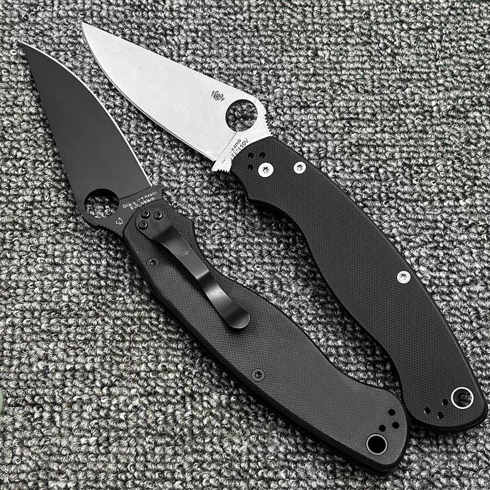 C36 G10 handle bearing folding knife, high hardness outdoor camping wilderness survival pocket tool knife