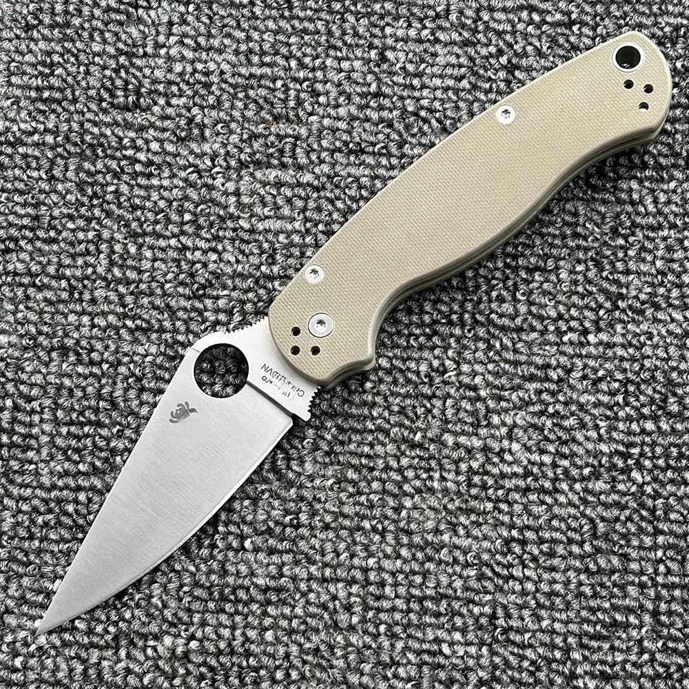 C81 Bearing S45VN G10 Handle Folding Knife High Hardness Outdoor Camping Wilderness Survival Pocket Tool