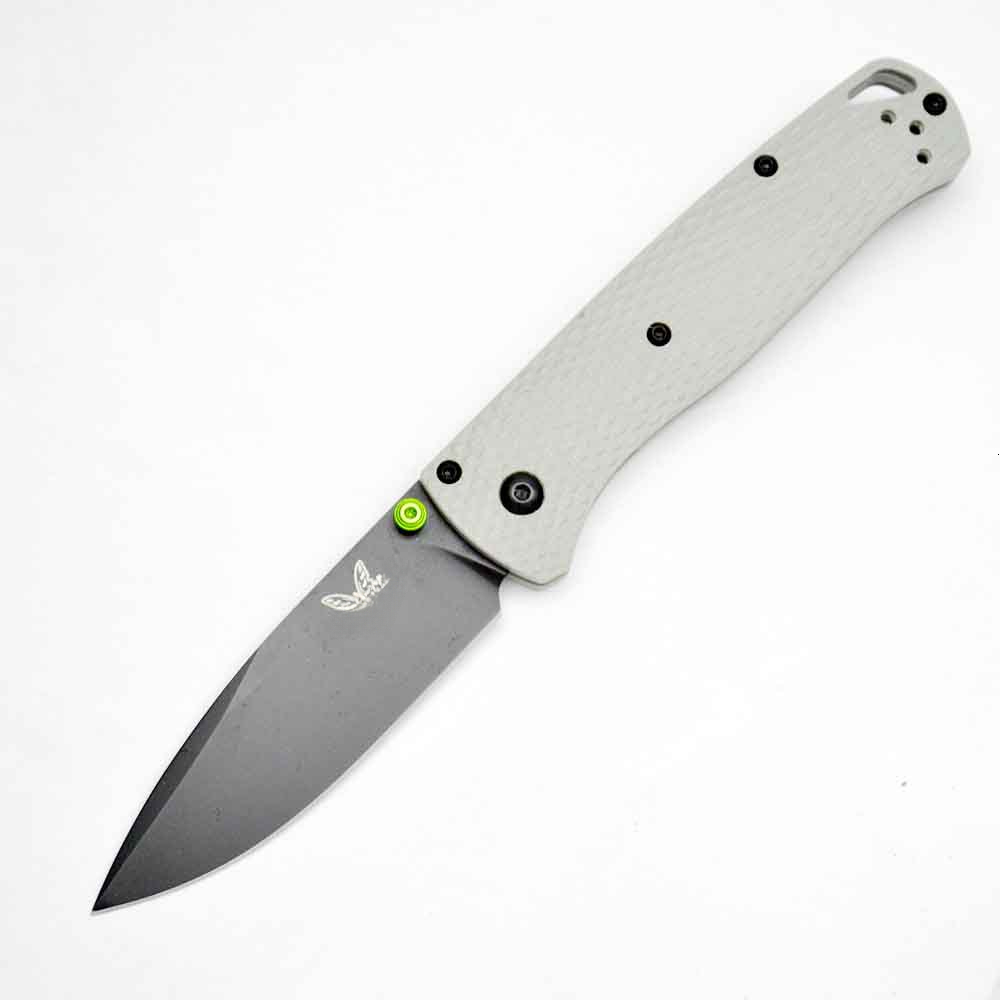 535 Mini Camping Folding Knife, D2 Steel Blade, G10 Textured Handle, Fruit Knife with Pocket Clip, Outdoor Hiking Hunting EDC Tool