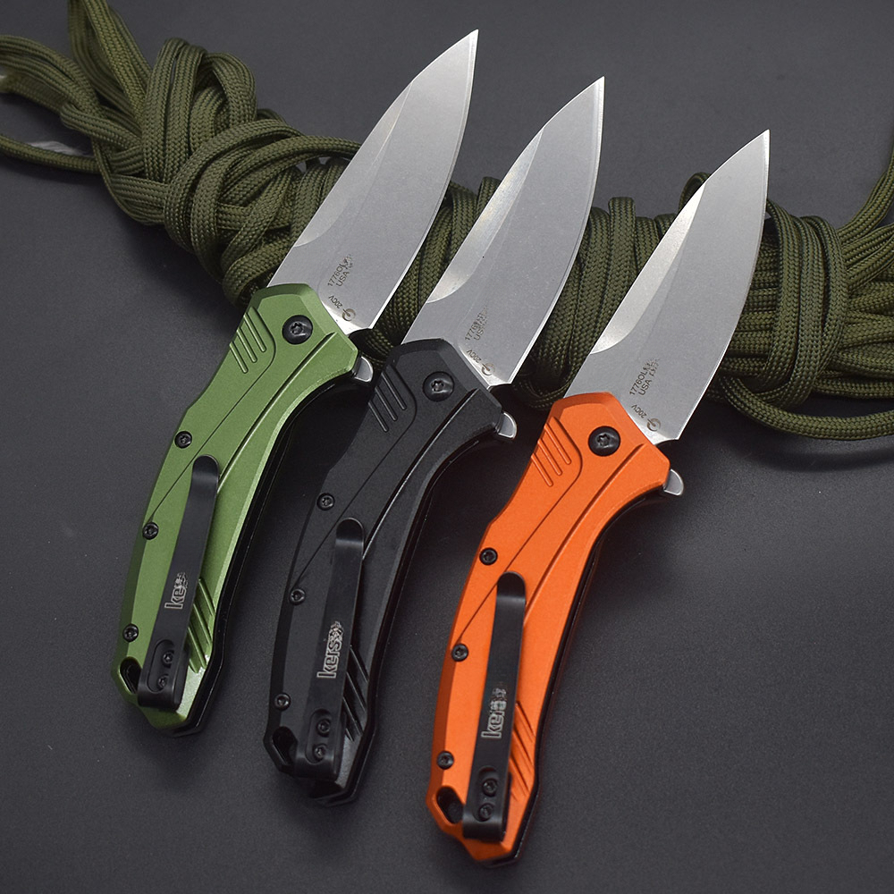 1776 Pocket Folding Knife D2 Steel Blade T6 Aluminum Alloy Handle Cutting Rescue Camping E-Tool Survival Outdoor Waist Knife