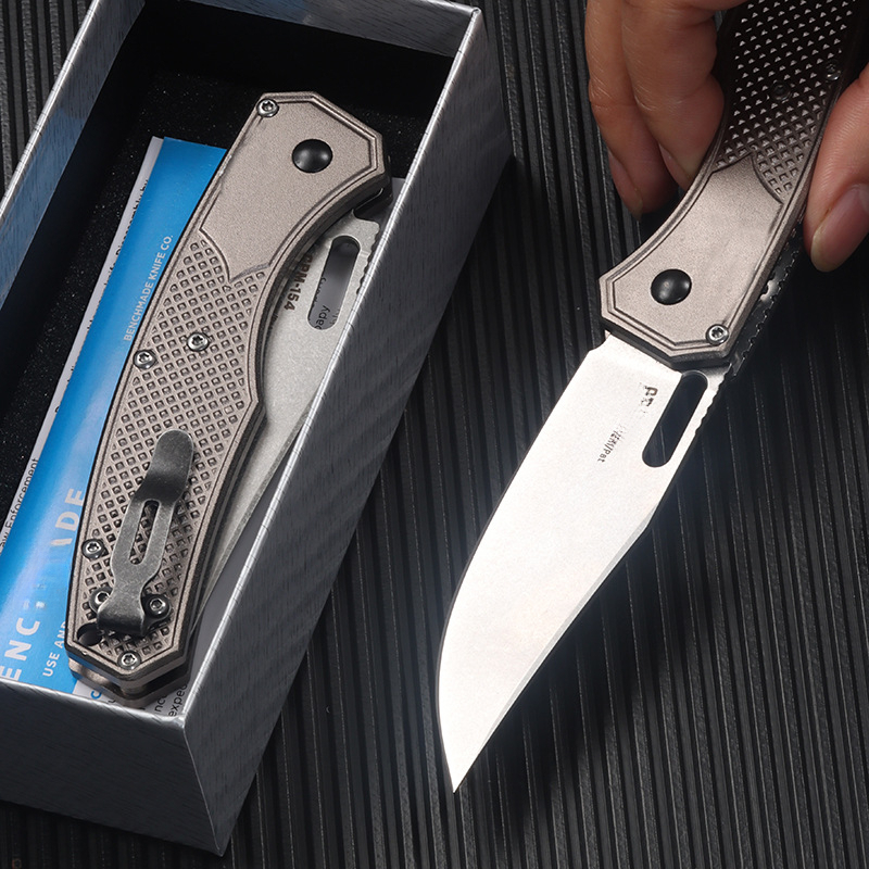 New 15535 Outdoor Camping Folding Pocket Knife Tactical Hunting CPM154 Blade Portable Utility Fruit Self-defense Knives EDC Tools